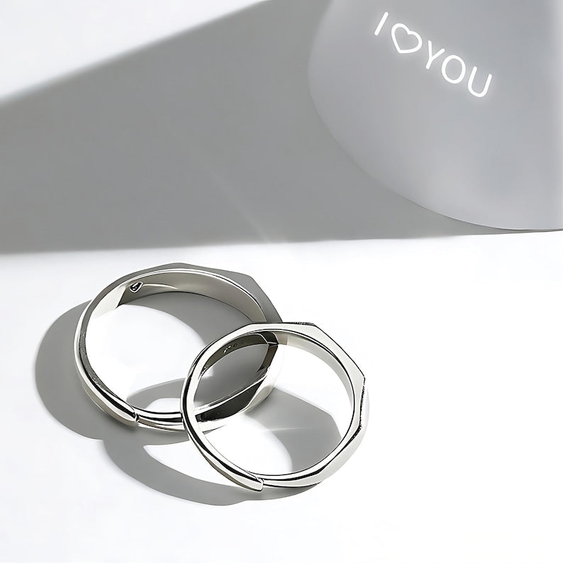 Shine Of Love™ Promise Rings (Set Of 2)