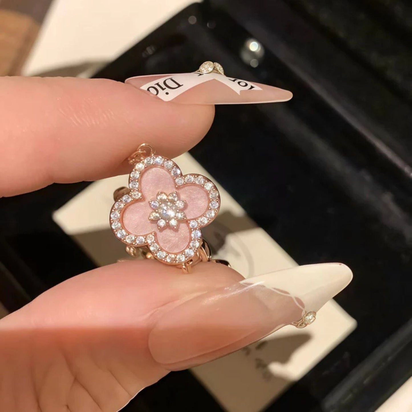 Diamond Clover Bracelet