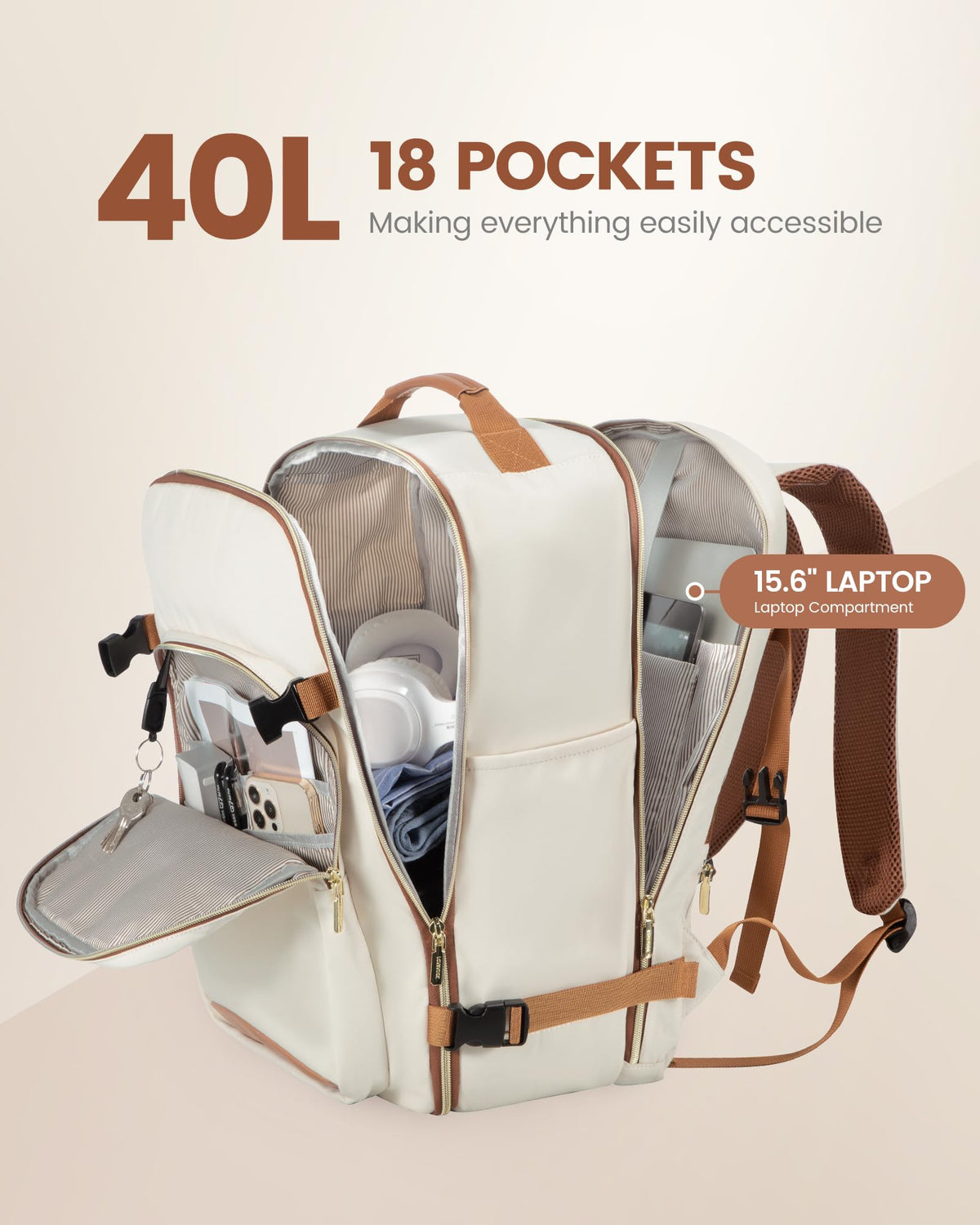 VoyageCore 40L Travel Backpack