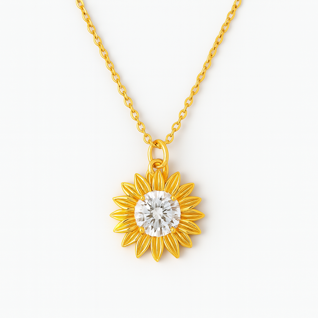 Sunflower Necklace