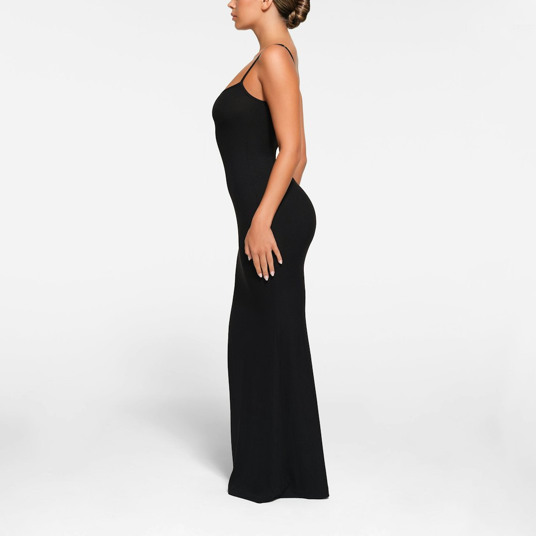 CurveLuxe™ Slip Maxi Dress