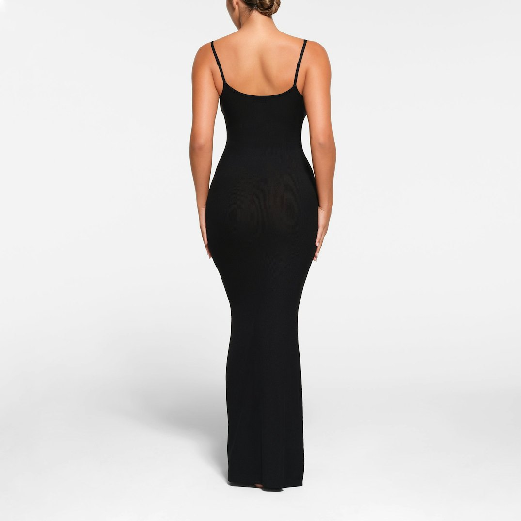 CurveLuxe™ Slip Maxi Dress