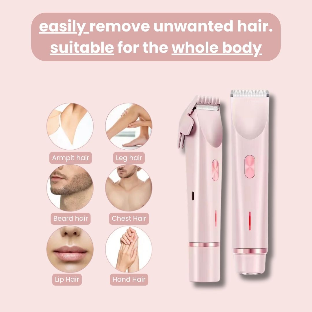 Trimora™ – 2-in-1 Women’s Body Shaver