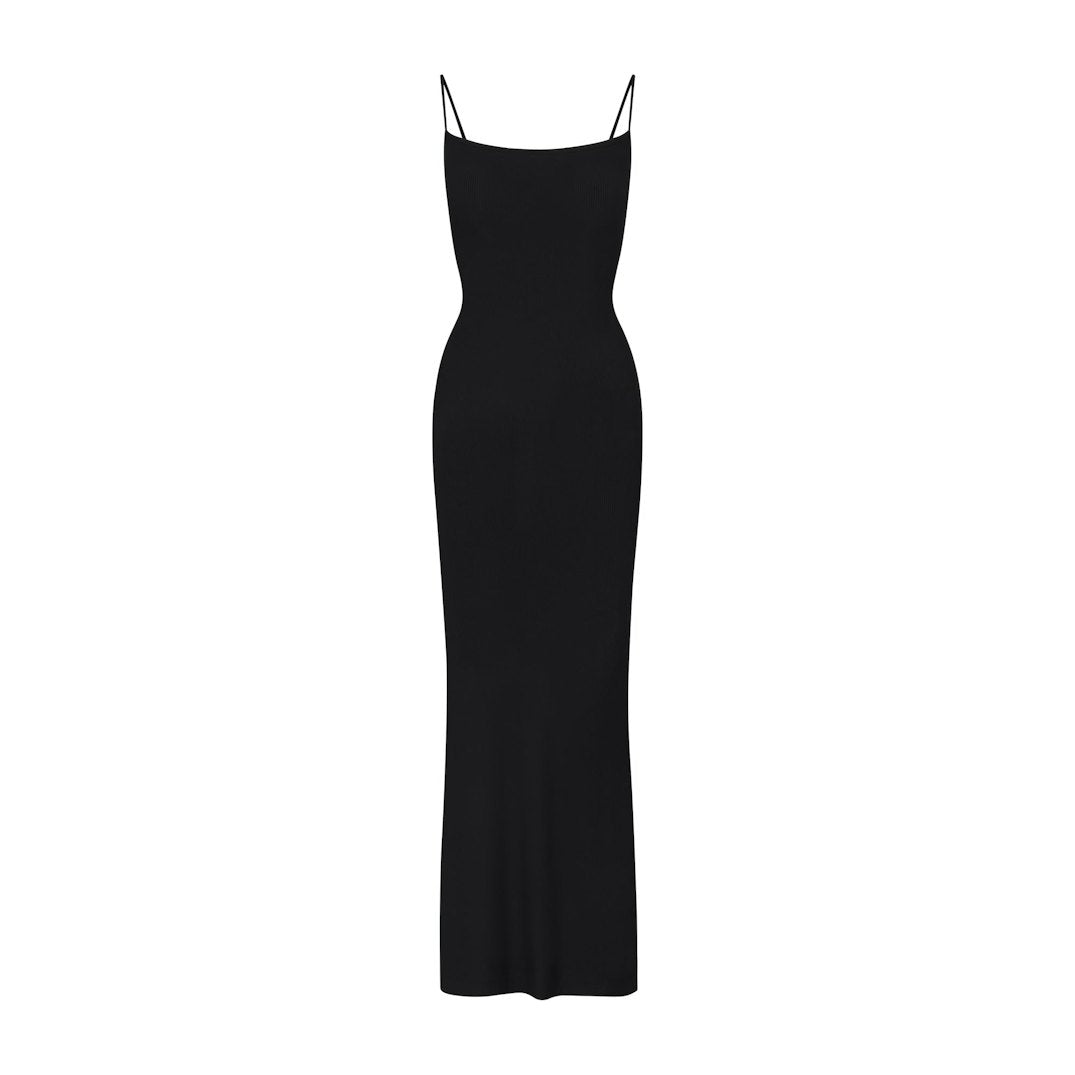 CurveLuxe™ Slip Maxi Dress