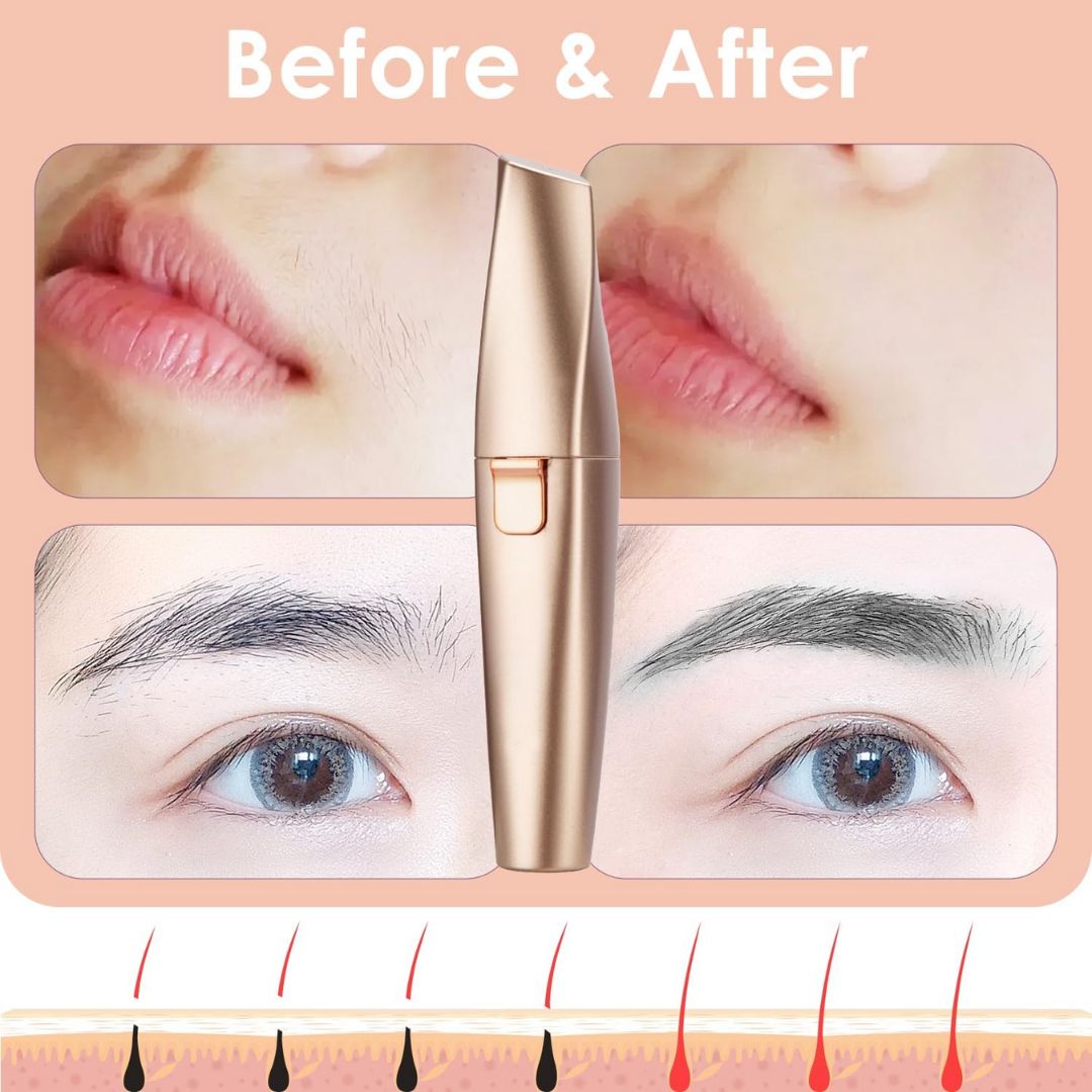 FlawlessTouch™ - Precision Eyebrow & Facial Trimmer