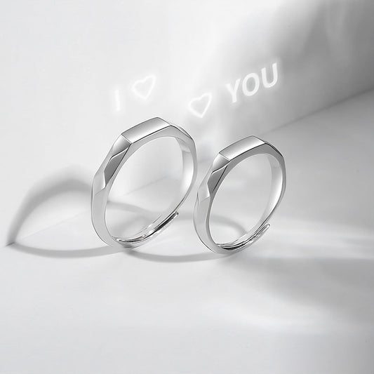 Shine Of Love™ Promise Rings (Set Of 2)