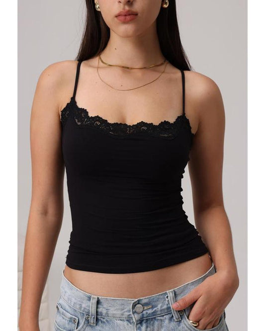 Marivelle™ Spaghetti Lace Top