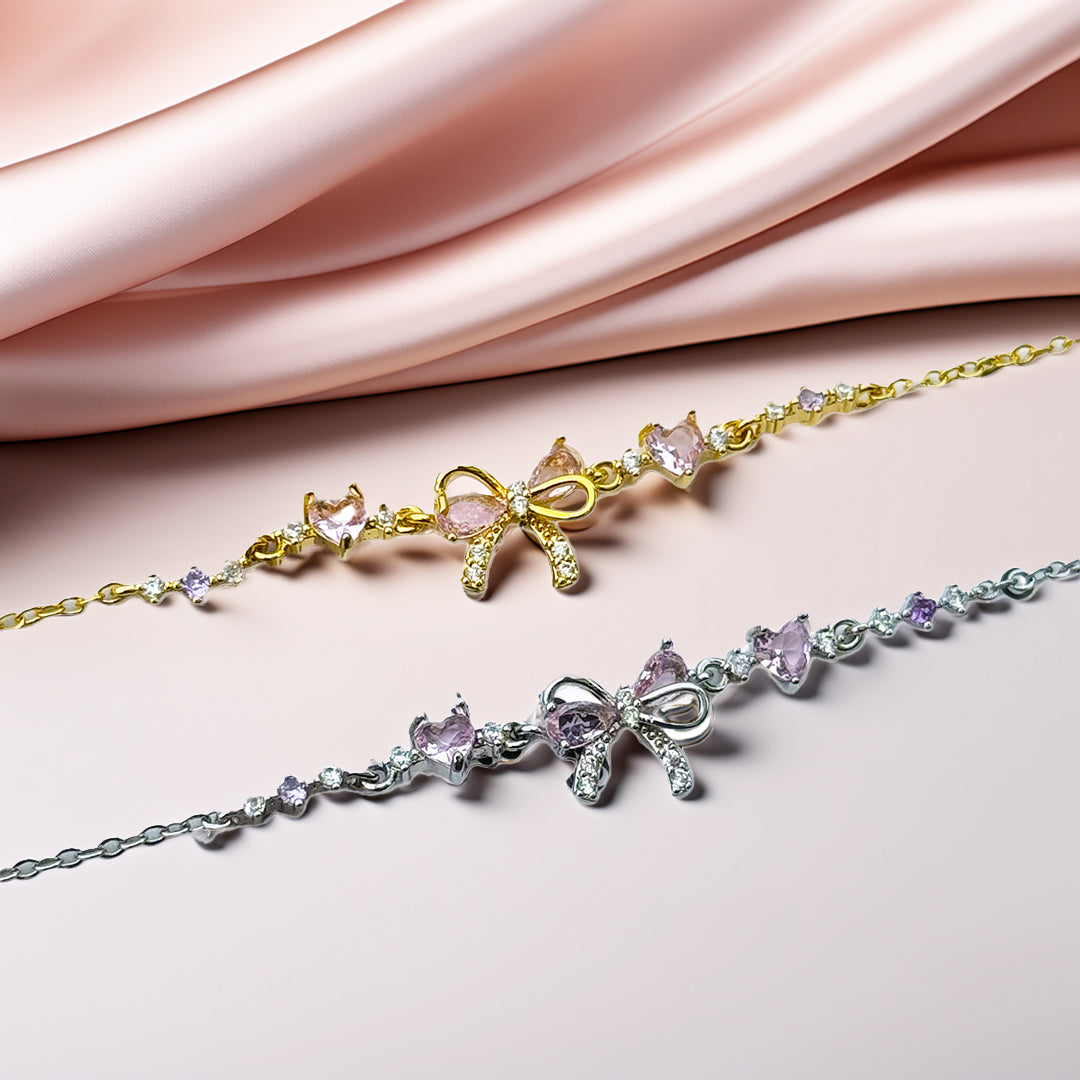 Friendship Bow Bracelet (92% OFF TODAY)